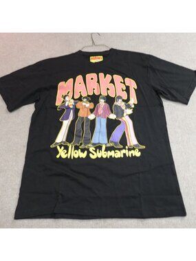 Market Shirt Large Black The Beatles Yellow Submarine Official NEW